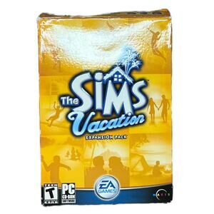 The Sims Vacation Expansion Pack PC Game Windows 2002 with Box